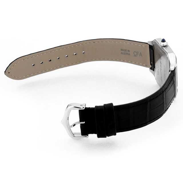 WSSA0046 ブラック Cartier（カルティエ）サントス デュモン LM 中古