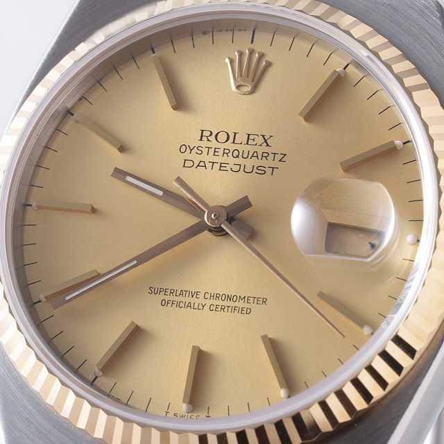 ロレックス　オイスタークォーツ　17013 用　コマ 17013 シャンパン ROLEX（ロレックス）オイスタークォーツ 中古
