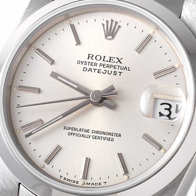 ROLEX ロレックス　デイトジャスト シルバー　オーバーホール済 デイトジャスト（ロレックス）のオーバーホール修理サービスの