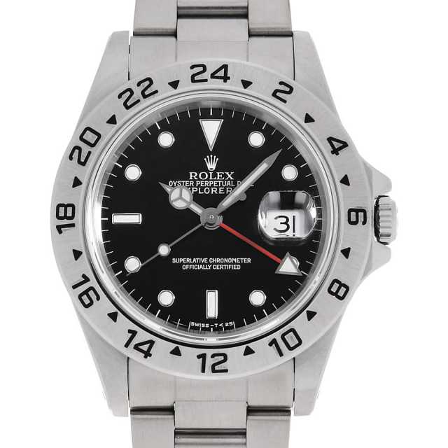 【限定価格セール！】 16570 ブラック 中古 ROLEX（ロレックス）エクスプローラーII 時計