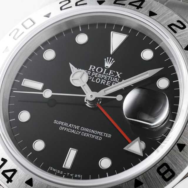 16570 ブラック ROLEX（ロレックス）エクスプローラーII 中古