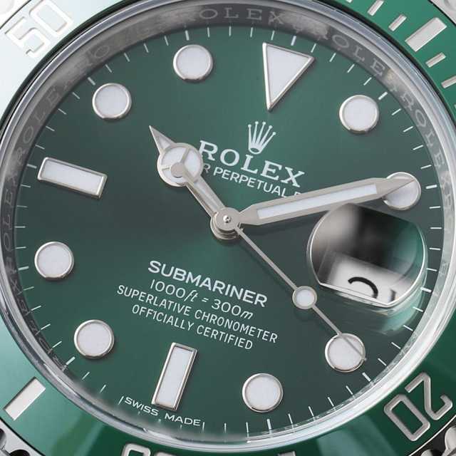 ロレックス　カフス　グリーン 116610LV グリーン ROLEX（ロレックス）サブマリーナ デイト