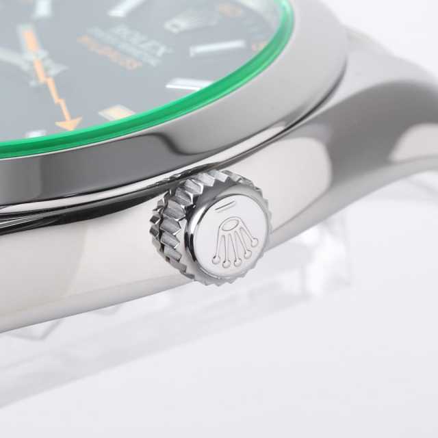 116400GV ブラック ROLEX（ロレックス）ミルガウス グリーン