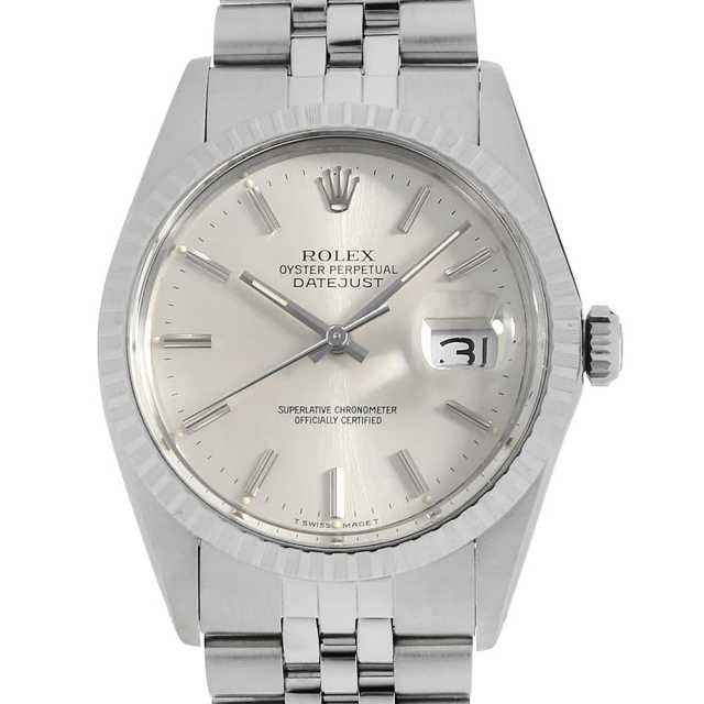 [鑑定済] ロレックス デイトジャスト 1603 シルバー 16030 シルバー ROLEX（ロレックス）デイトジャスト 中古 | 東京