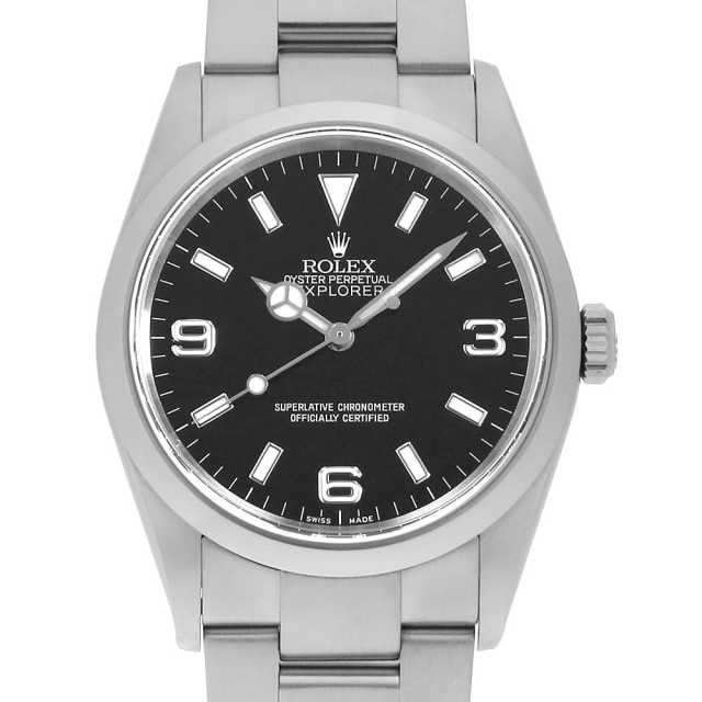 114270 ブラック ROLEX（ロレックス）エクスプローラーI 中古