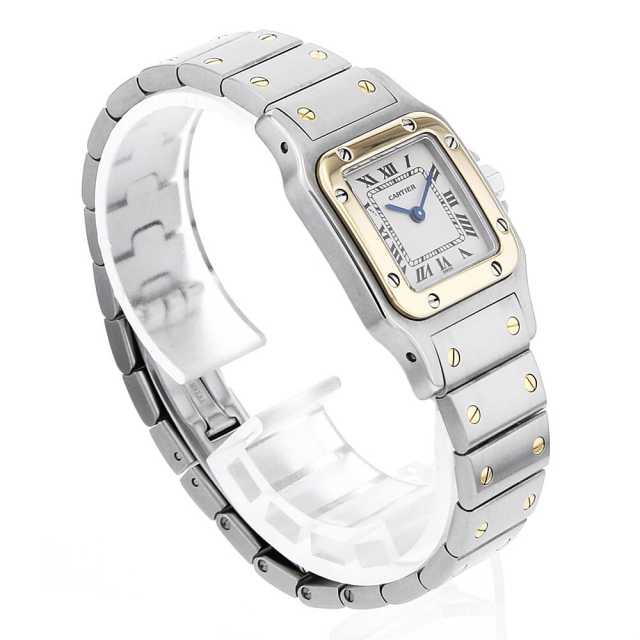 W20012C4 アイボリー Cartier（カルティエ）サントスガルベ SM 中古  