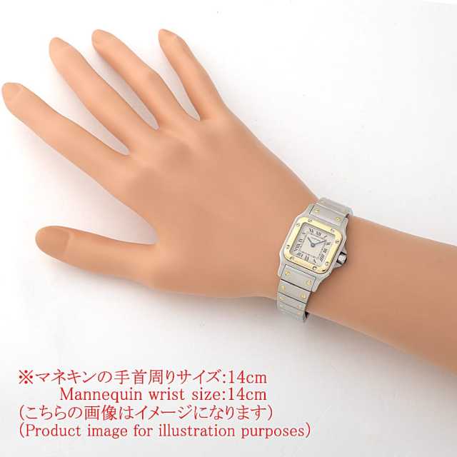 カルティエ CARTIER サントス ガルベSMコンビ 12ミリ2コマ