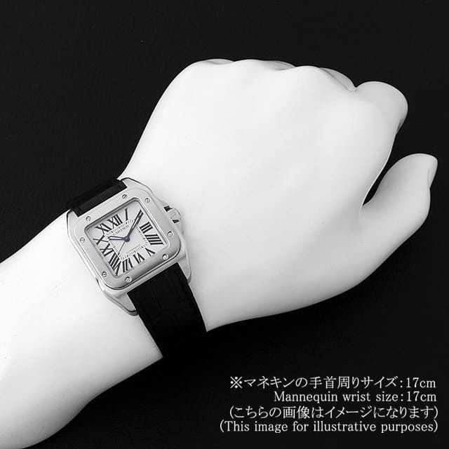 美品サントス 100 MM シルバー W20106X8 ユニセックス C6863 | [中古]カルティエ サントス 100 MM シルバー W20106X8