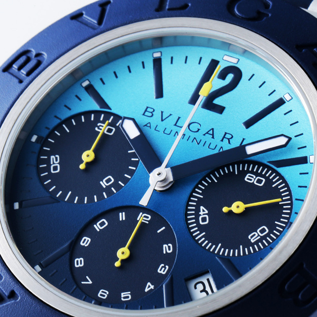 BB40ATCH(103844) ブルー BVLGARI（ブルガリ）アルミニウム