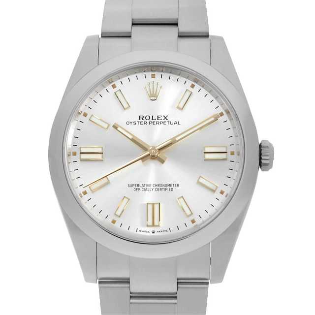 124300 シルバー ROLEX（ロレックス）オイスターパーペチュアル41 中古