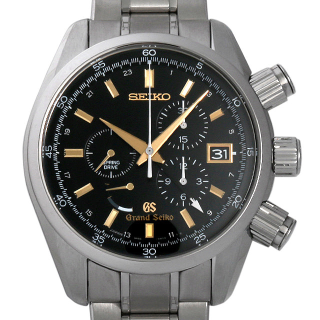 グランドセイコー スプリングドライブ クロノグラフ マスターショップ限定 SBGC005 中古 メンズ