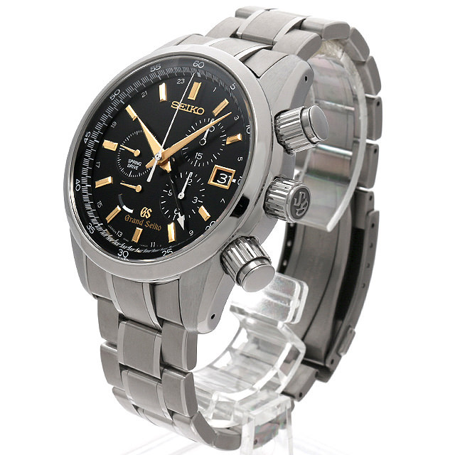 グランドセイコー スプリングドライブ クロノグラフ マスターショップ限定 SBGC005 中古 メンズ