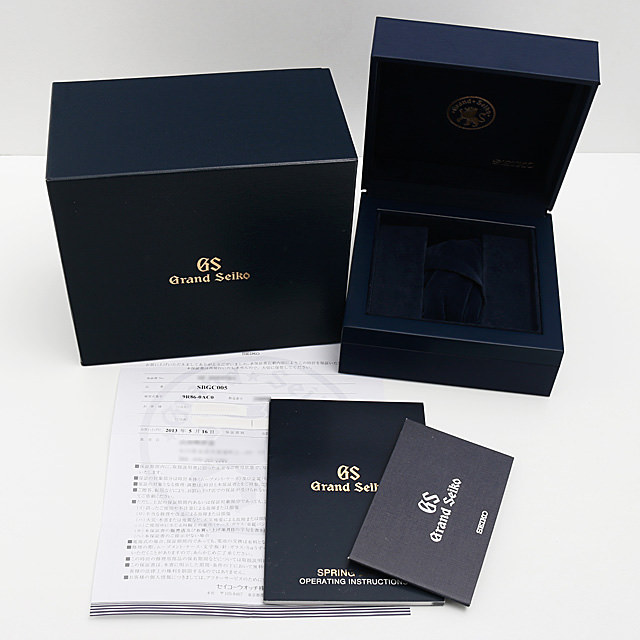 グランドセイコー スプリングドライブ クロノグラフ マスターショップ限定 SBGC005 中古 メンズ