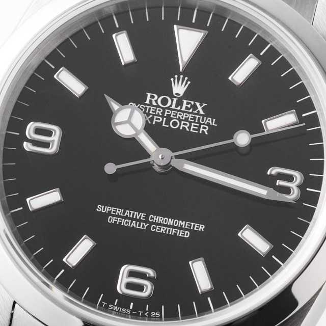 14270 ブラック ROLEX（ロレックス）エクスプローラーI 中古