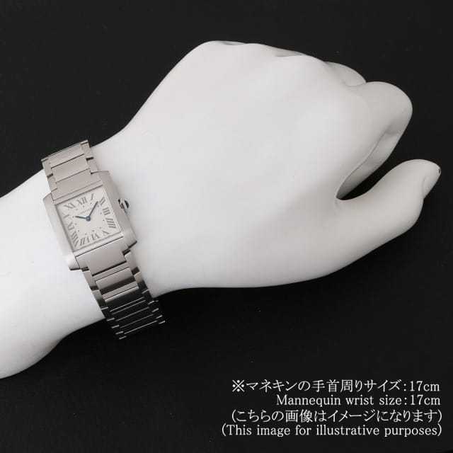 WSTA0074 シルバー Cartier（カルティエ）タンクフランセーズ MM