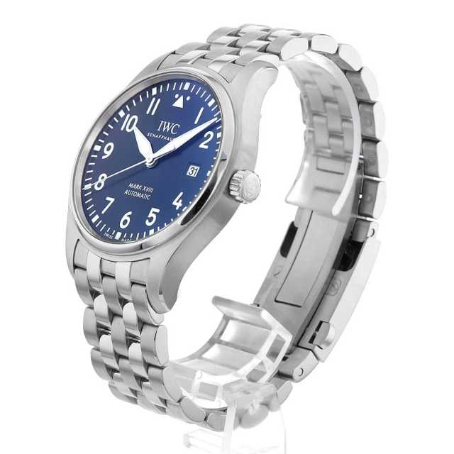 IW327010 ブルー IWC パイロットウォッチ マーク18 プティ