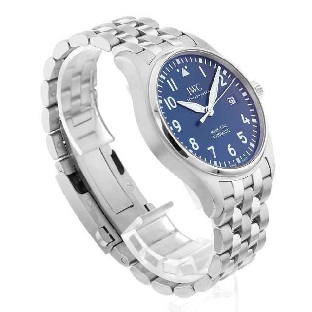 IW327010 ブルー IWC パイロットウォッチ マーク18 プティプランス