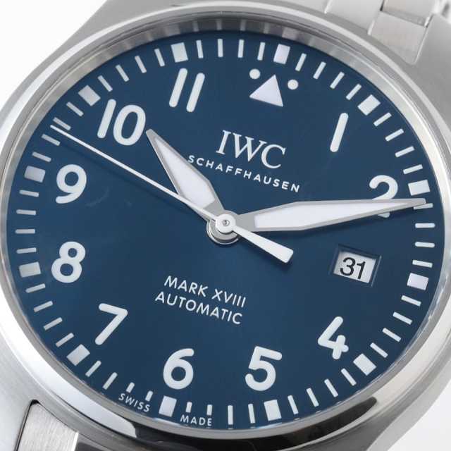 IW327010 ブルー IWC パイロットウォッチ マーク18 プティプランス