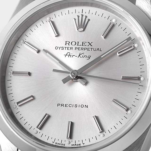 ロレックス ROLEX Ref.14000 エアキング 自動巻き メンズ ロレックス エアキング 14000 ブラック メンズ 時計 【中古