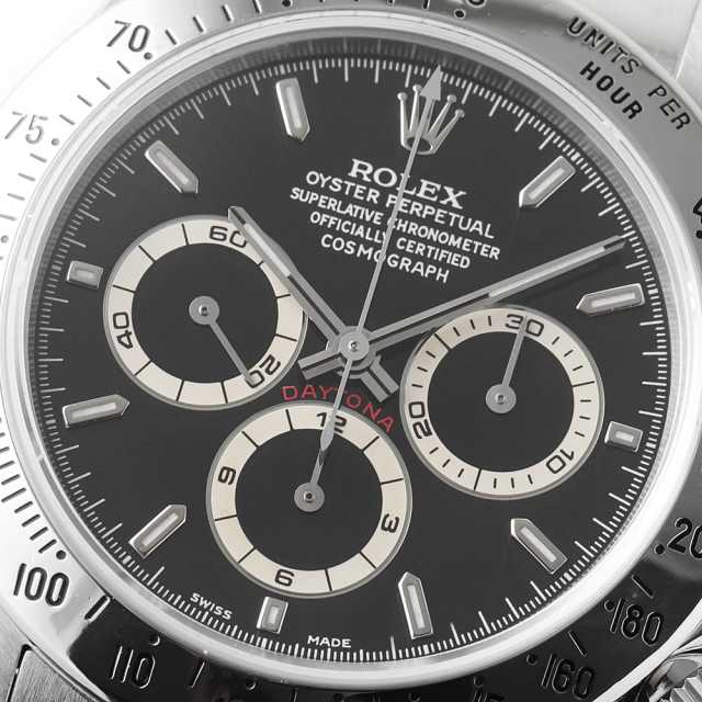 m*2様 ブラックフライデー　オークション第二弾 28日20時頃 21800円ス ロレックス(ROLEX)コスモグラフ デイトナ Ref.116520 ブラック(黒)文字