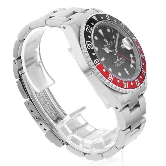 16710 ブラック ROLEX（ロレックス）GMTマスターII 赤黒ベゼル