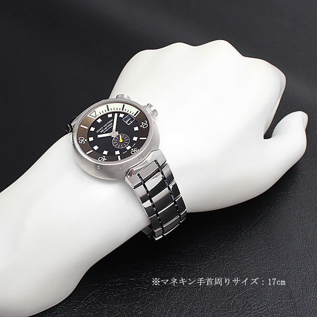 Q1031 ルイヴィトン(LOUIS VUITTON) タンブール ダイビング 中古品  