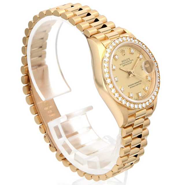 69138G シャンパン ROLEX（ロレックス）デイトジャスト ベゼル
