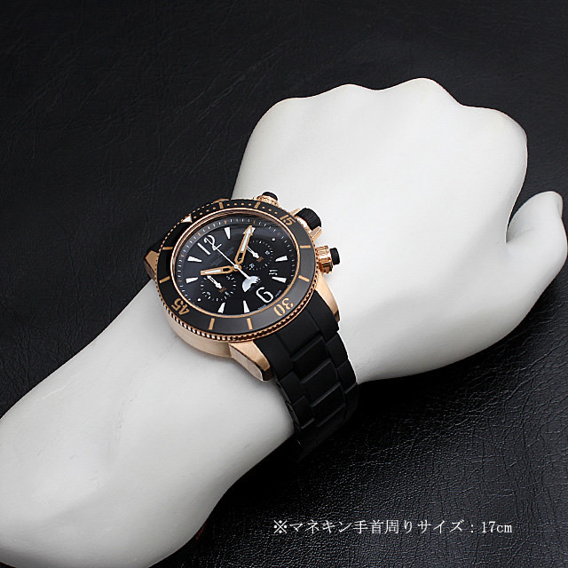 マスターコンプレッサー ダイビング クロノグラフ GMT ネイビーシールズ 限定500本 Q1782770(159.2.C7) サブ画像４
