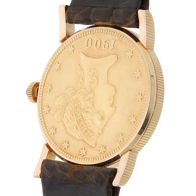 シャンパン CORUM（コルム）コインウォッチ 10ドル 中古 | 東京・大阪