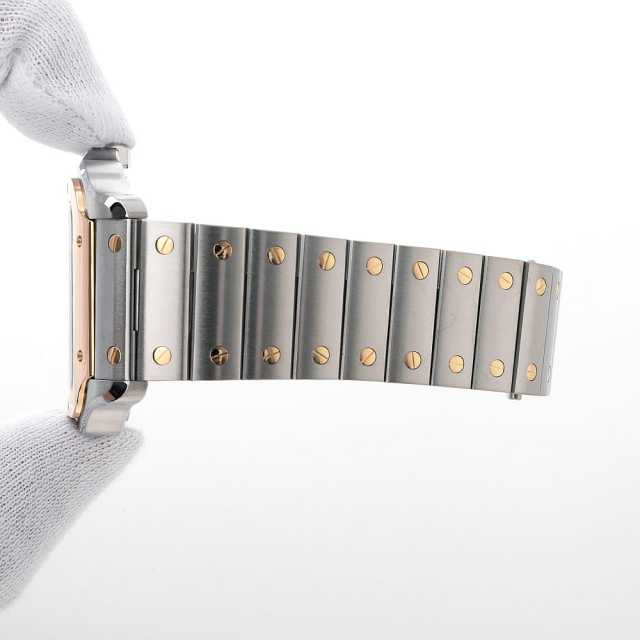 美品　カルティエ　サントス ドゥ シルバー　シボ側 美品 カルティエ サントス ドゥ シルバー シボ側 C5107 | [中古