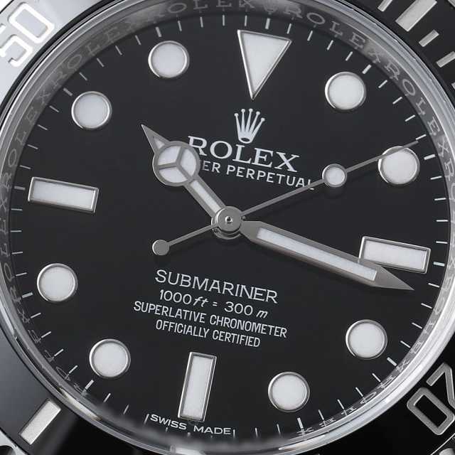 【値下げ】サブマリーナ ブラック 114060 ブラック ROLEX（ロレックス）サブマリーナ ノンデイト 中古