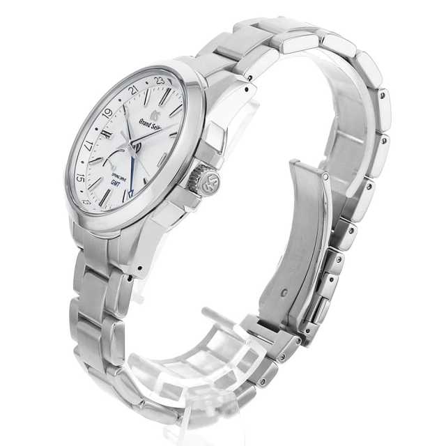 希少 状態良好 グランドセイコー SBGE209 GMT メンズ 自動巻腕時計 SBGE209 シルバー Grand Seiko（グランドセイコー）ヘリテージ