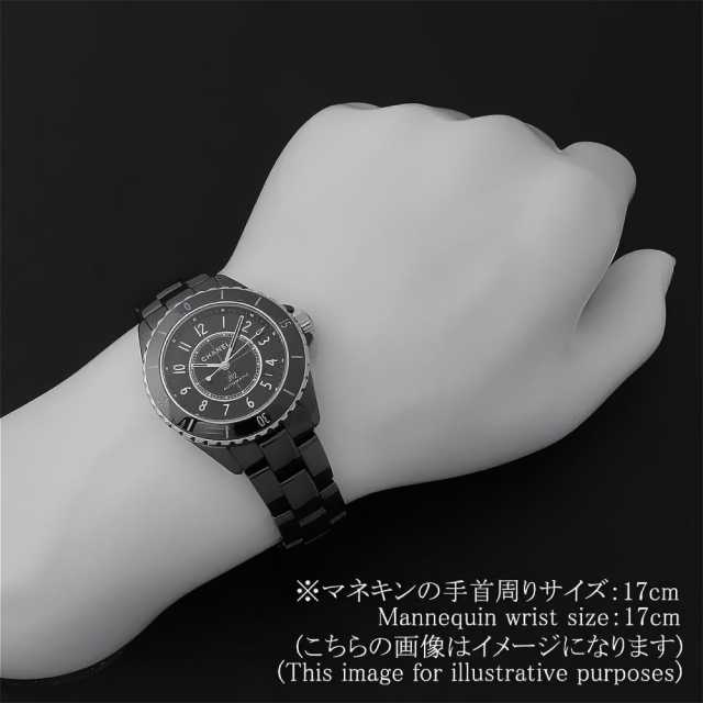 シャネル J12 自動巻き 38mm ブラック セラミック 艶消しブラックベルト C1562 | [新品]シャネル J12 ブラック セラミック 38mm H5697