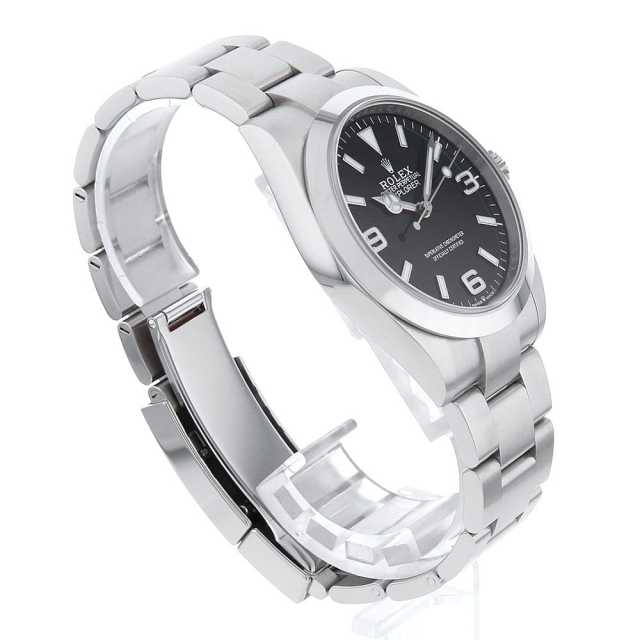 ブルーの探索　SR やや傷あり 224270 ブラック ROLEX（ロレックス）エクスプローラー40 新品