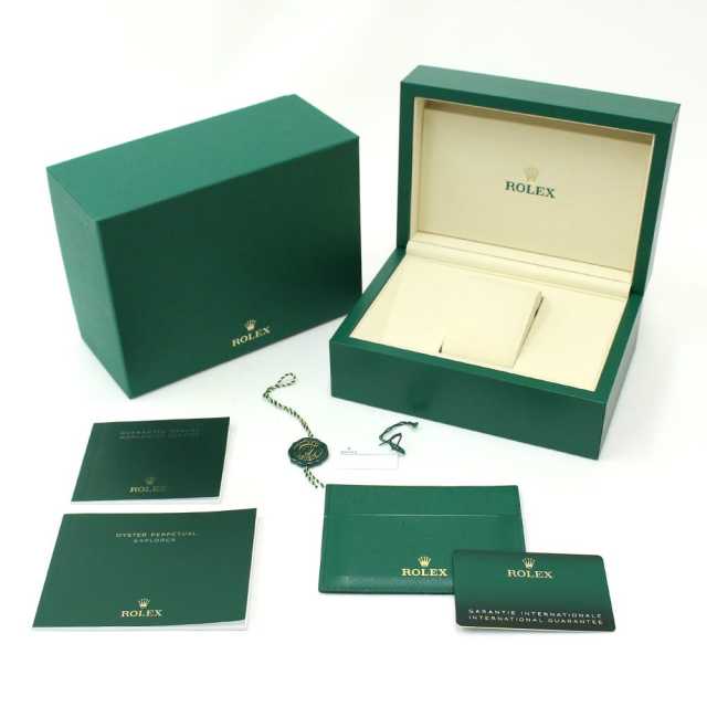 【新品未使用】ロレックス ROLEX マネークリップ 財布 外箱付き 224270 ブラック ROLEX（ロレックス）エクスプローラー40 未使用
