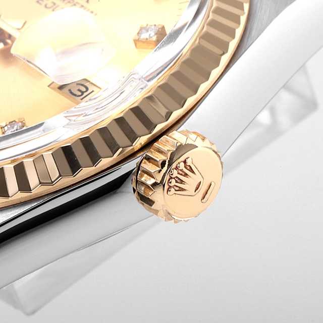 16013G シャンパン ROLEX（ロレックス）デイトジャスト 10Pダイヤ 中古