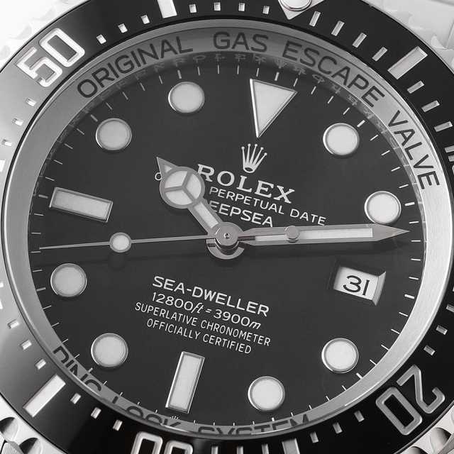 126660 ROLEX  DEEPSEA  黒文字盤　ディープシー 126660 Rolex Deepsea Black Dial Men's Watch For Sale