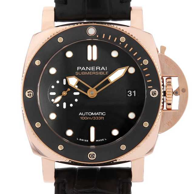 PAM00974 ブラック PANERAI（パネライ）サブマーシブル ゴールド