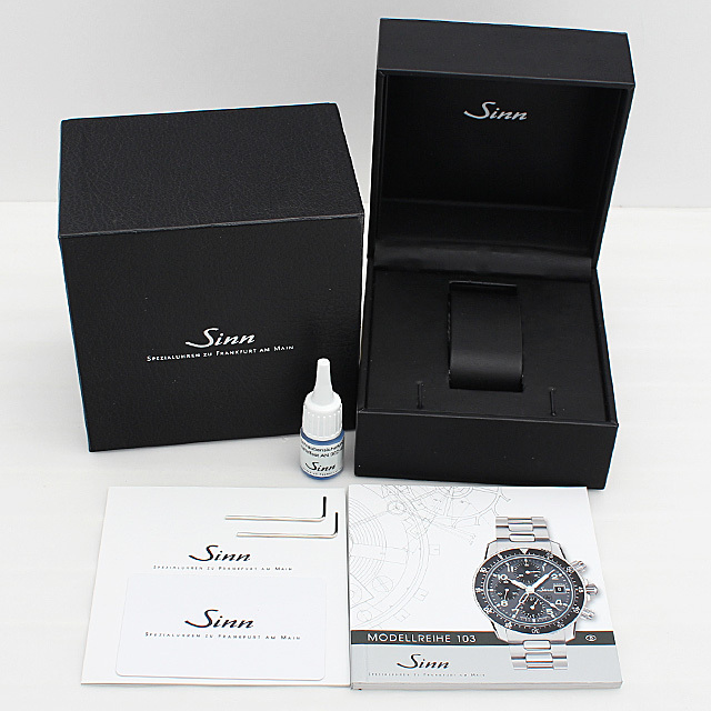 103.B.AUTO.POL.TY ジン(Sinn) 103 クロノグラフ デイデイト 中古品  