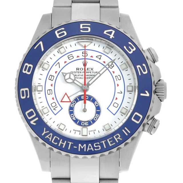 メ*ク様 ROLEX 高級時計 未使用品 付属品完備 116680 ホワイト ROLEX（ロレックス）ヨットマスターII 新型