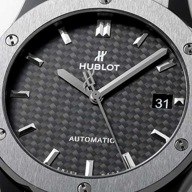 Hublot 511.CM.1771.RX 自動巻き ブラック 新品)HUBLOT ウブロ クラシック フュージョン ブラックマジック