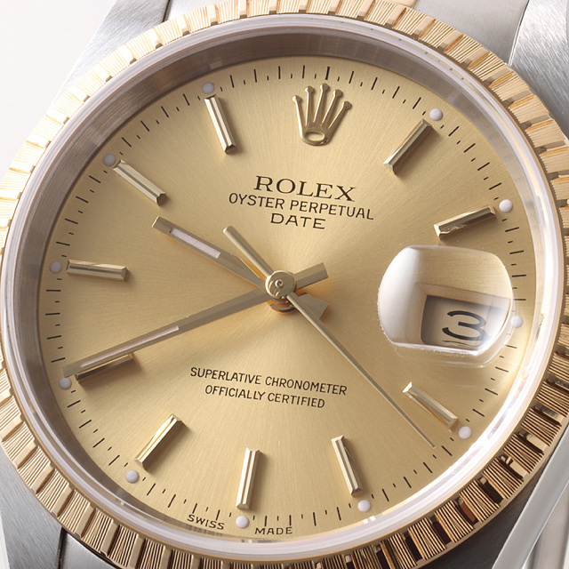15223 シャンパン ROLEX（ロレックス）オイスターパーペチュアル  
