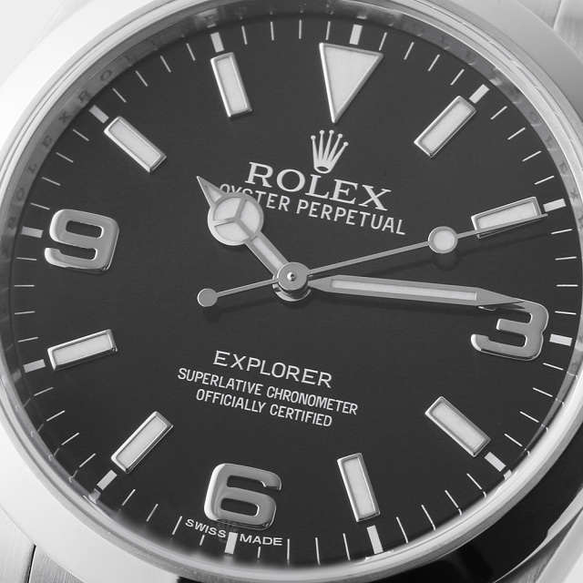 214270 ブラック ROLEX（ロレックス）エクスプローラーI 前期型  