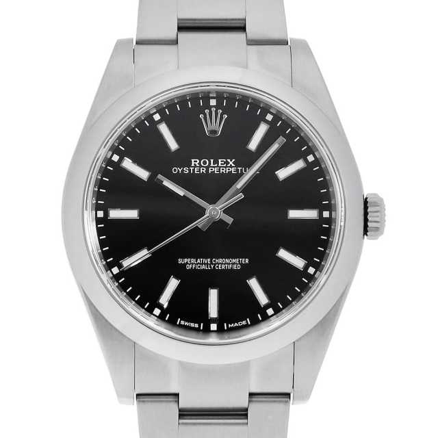 114300 ブラック ROLEX（ロレックス）オイスターパーペチュアル 39 
