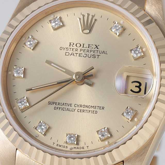 68278G シャンパン ROLEX（ロレックス）デイトジャスト 10Pダイヤ 中古