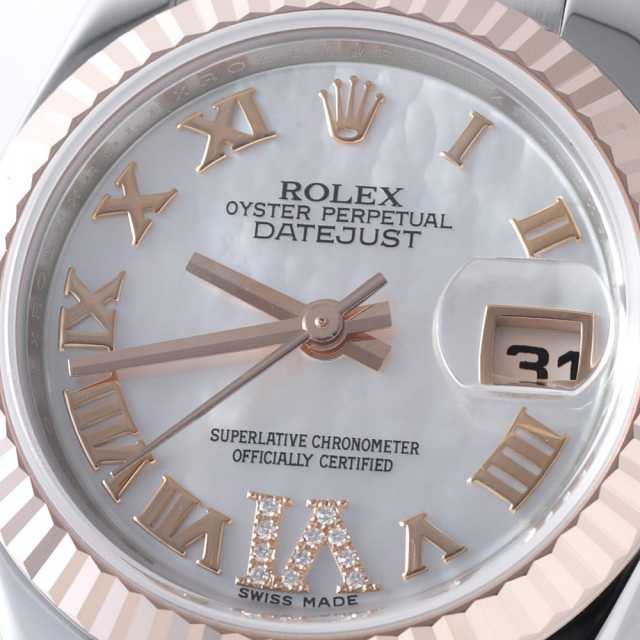 ロレックス デイトジャスト 179171NR レディース 中古