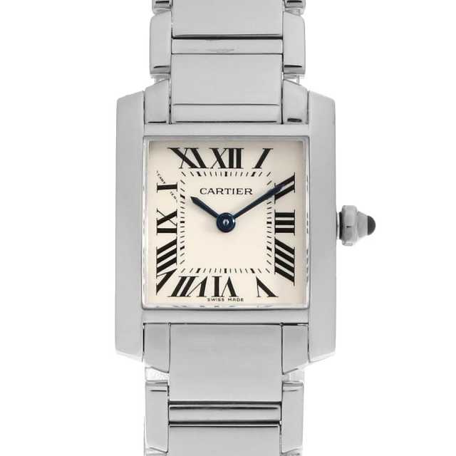W50012S3 シルバー Cartier（カルティエ）タンクフランセーズ SM 中古