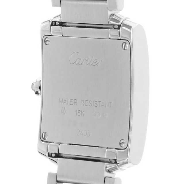W50012S3 シルバー Cartier（カルティエ）タンクフランセーズ SM 中古