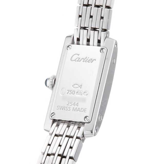 極美品 カルティエ アルディロン シルバー レザー カルティエ ロンド ソロ XL W6701010 / 3517 自動巻き Cal.2892A2 SS