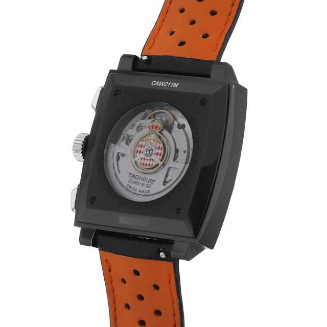 タグホイヤー TAG HEUER CAW211M モナコ ブラック 自動巻き 中古品【TAG HEUER】タグホイヤー モナコ クロノグラフ ACM